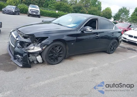 2015 Infiniti Q50 Premium/Sport из США, поврежденный, VIN JN1BV7AR1FM399117